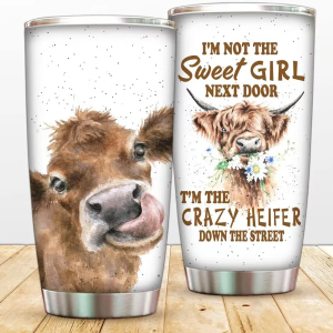 Greture Cow Stainless Steel Tumbler