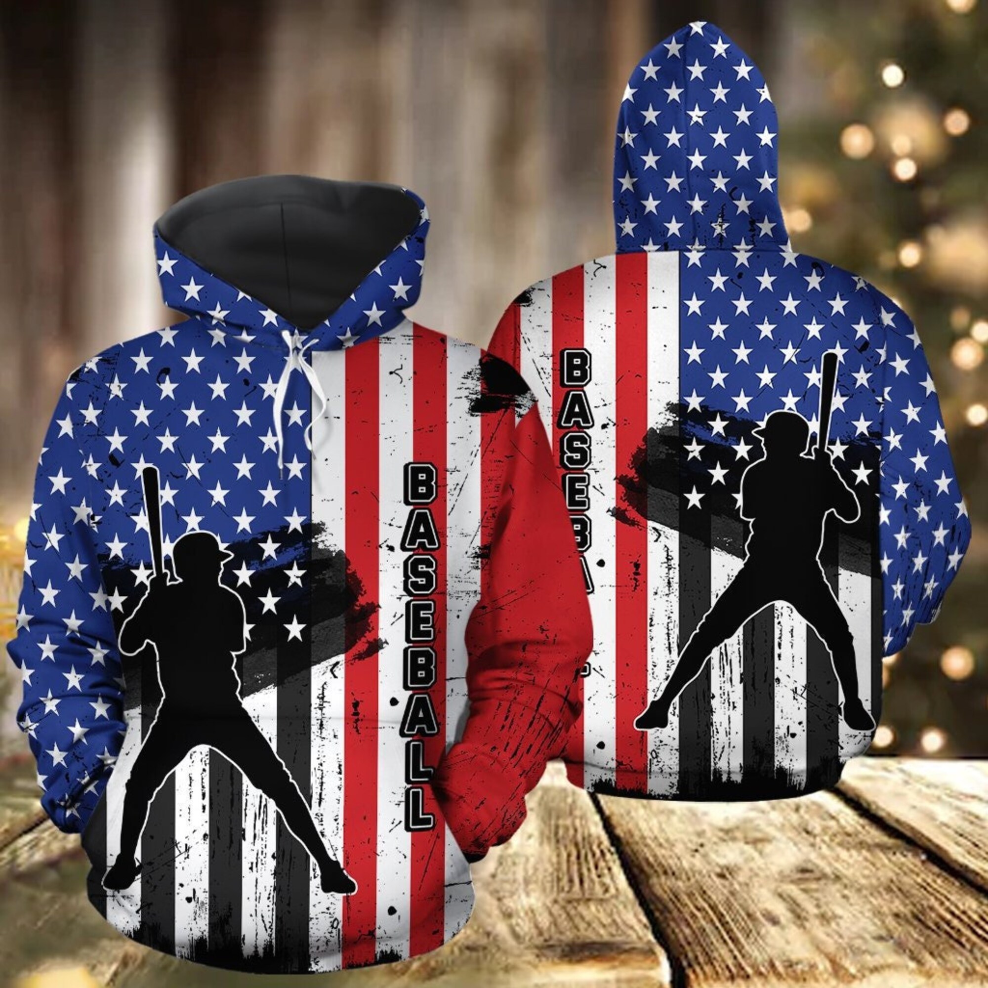Baseball Lover All Over Print Hoodie