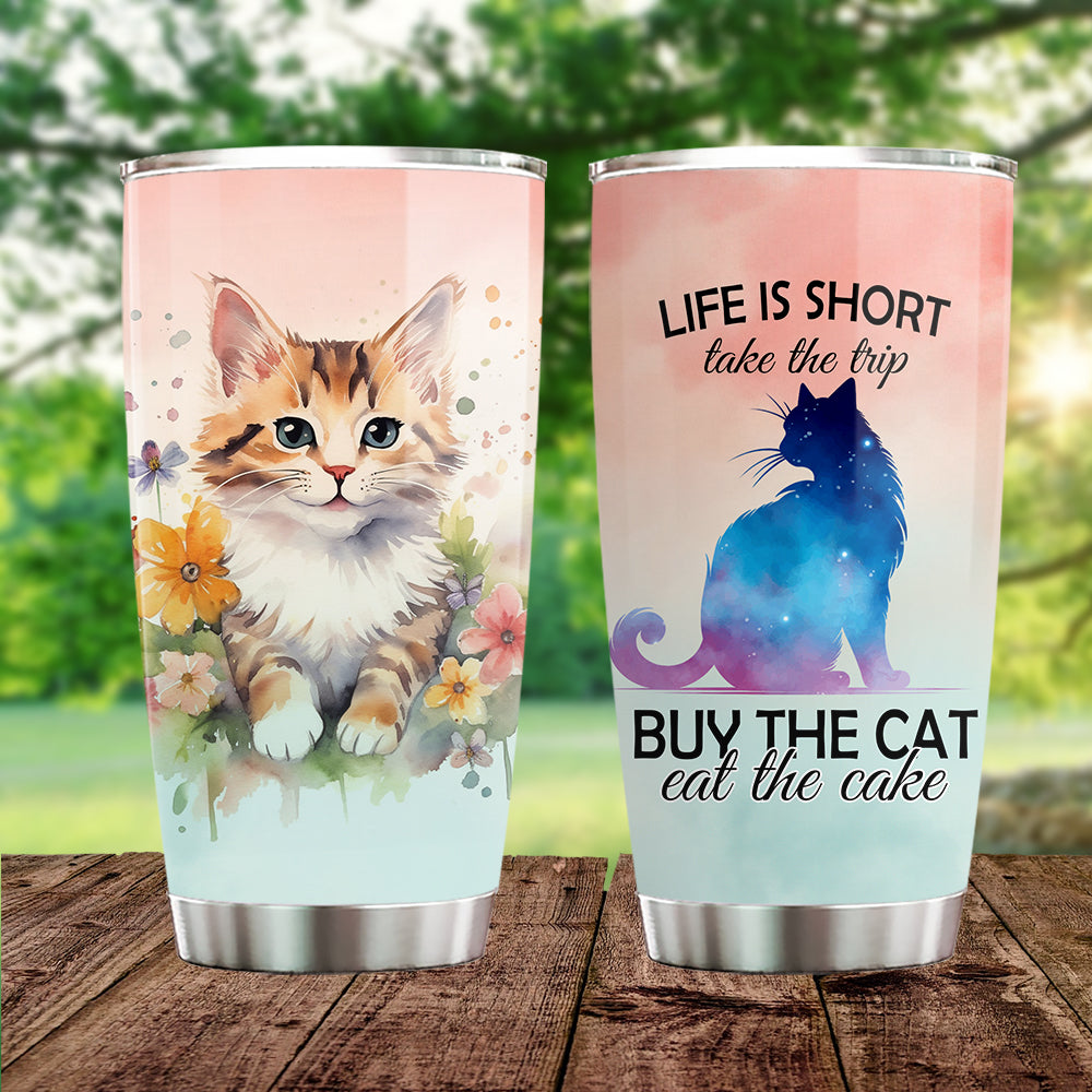 Beautiful Cat Stainless Steel Tumbler