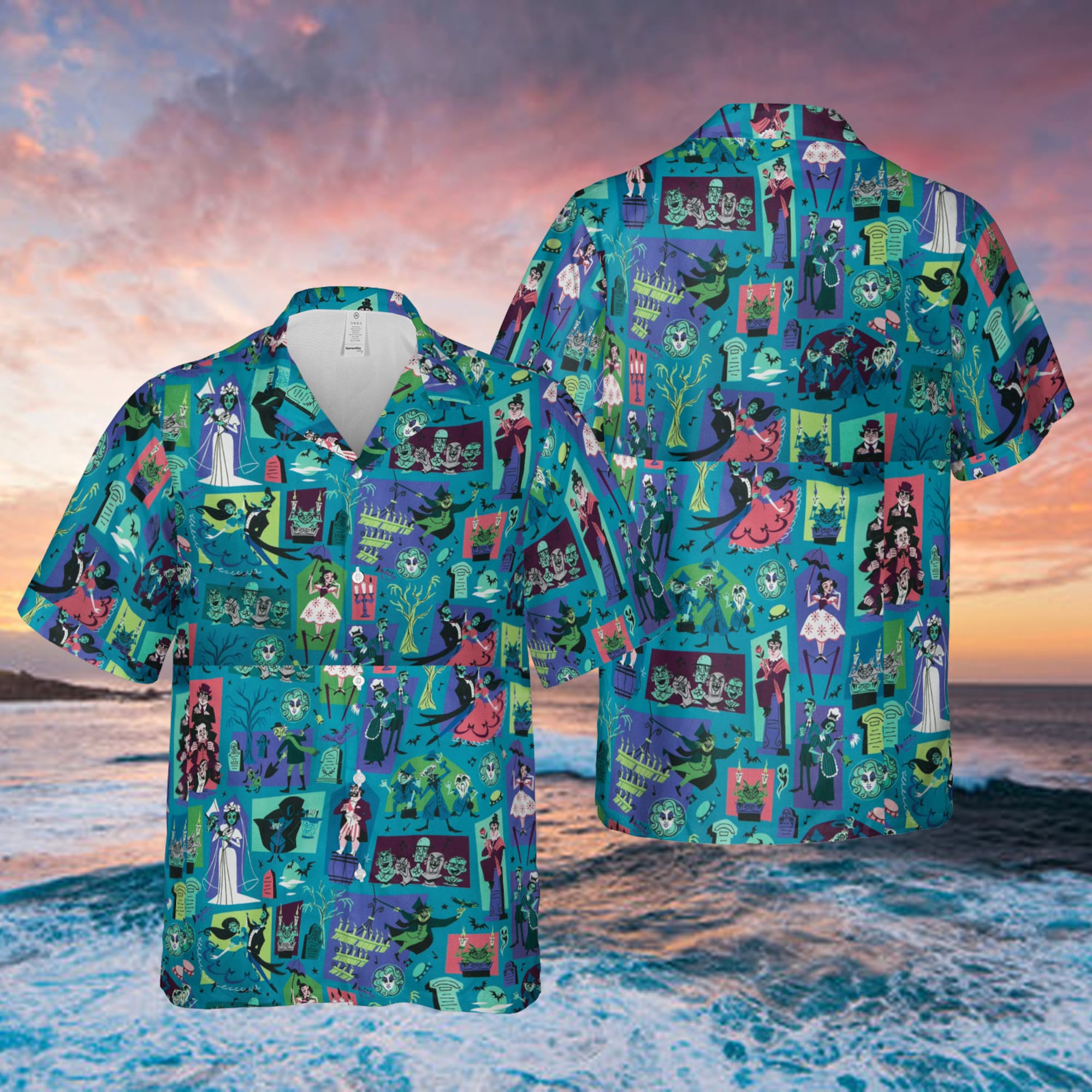 Custom Haunted Mansion Funny Hawaiian Shirt