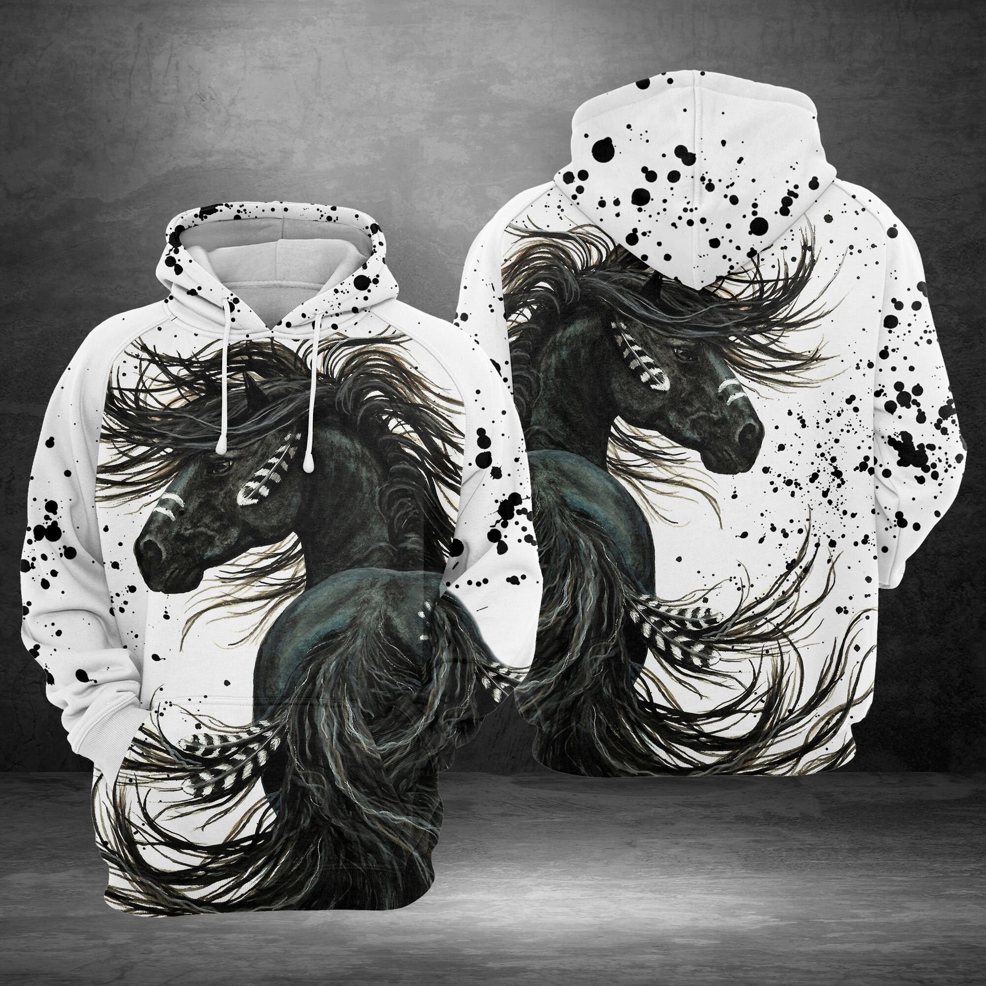 Horse Life All Over Print Hoodie