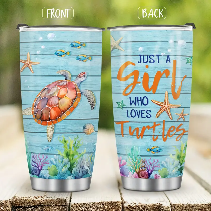Sea Turtle Stainless Steel Tumbler